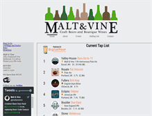 Tablet Screenshot of maltandvine.com